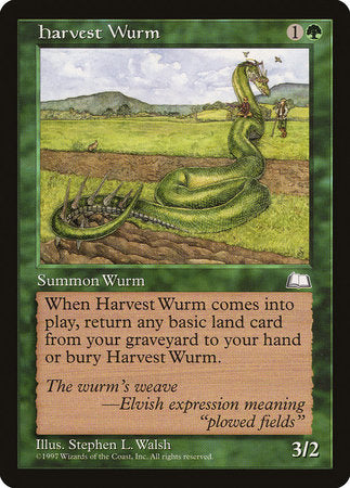 Harvest Wurm [Weatherlight] | The Time Vault CA