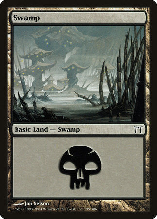 Swamp (295) [Champions of Kamigawa] | The Time Vault CA