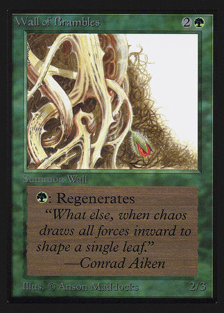 Wall of Brambles (CE) [Collectors’ Edition] | The Time Vault CA