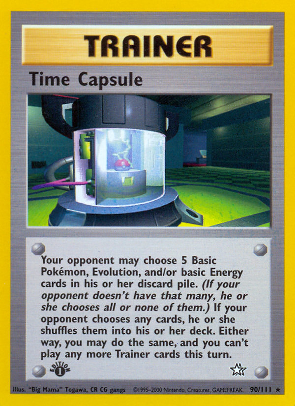 Time Capsule (90/111) [Neo Genesis 1st Edition] | The Time Vault CA