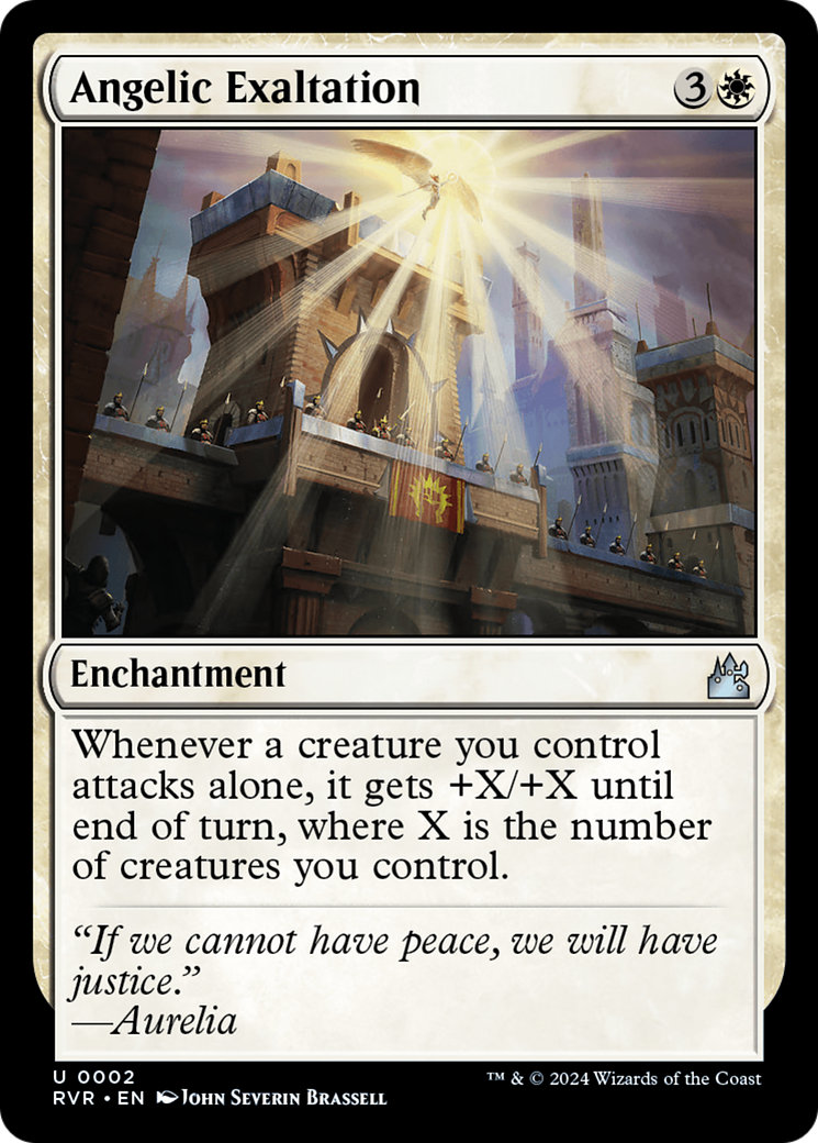 Angelic Exaltation [Ravnica Remastered] | The Time Vault CA