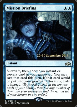 Mission Briefing [Guilds of Ravnica Promos] | The Time Vault CA