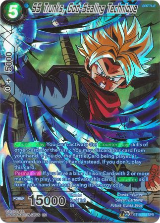 SS Trunks, God-Sealing Technique (SPR) (BT10-044) [Rise of the Unison Warrior 2nd Edition] | The Time Vault CA