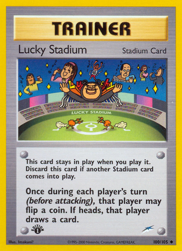 Lucky Stadium (100/105) [Neo Destiny 1st Edition] | The Time Vault CA