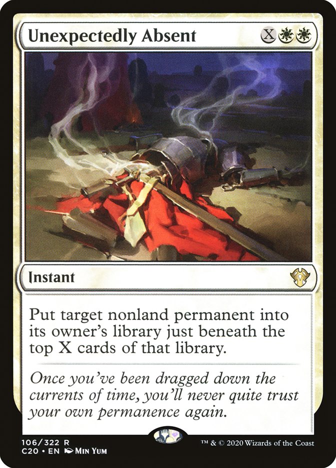 Unexpectedly Absent [Commander 2020] | The Time Vault CA