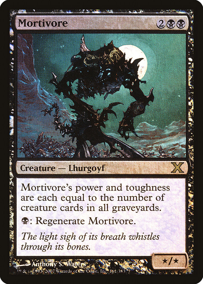 Mortivore (Premium Foil) [Tenth Edition] | The Time Vault CA