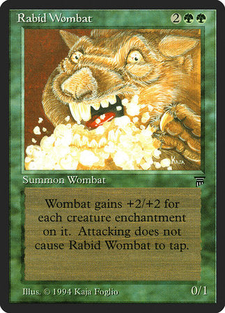 Rabid Wombat [Legends] | The Time Vault CA