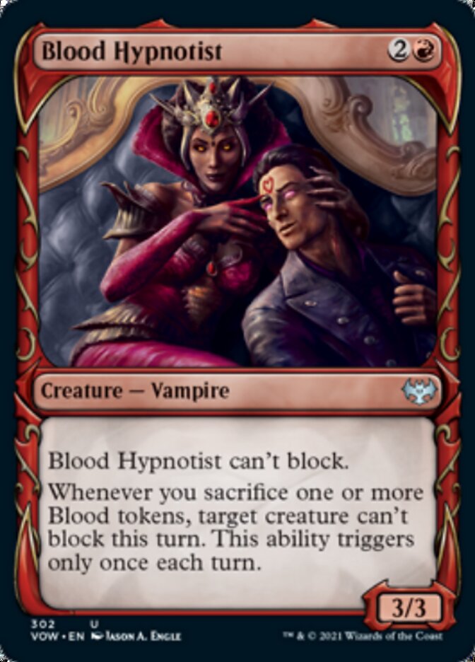 Blood Hypnotist (Showcase Fang Frame) [Innistrad: Crimson Vow] | The Time Vault CA