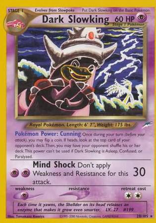 Dark Slowking (20/105) [Neo Destiny Unlimited] | The Time Vault CA