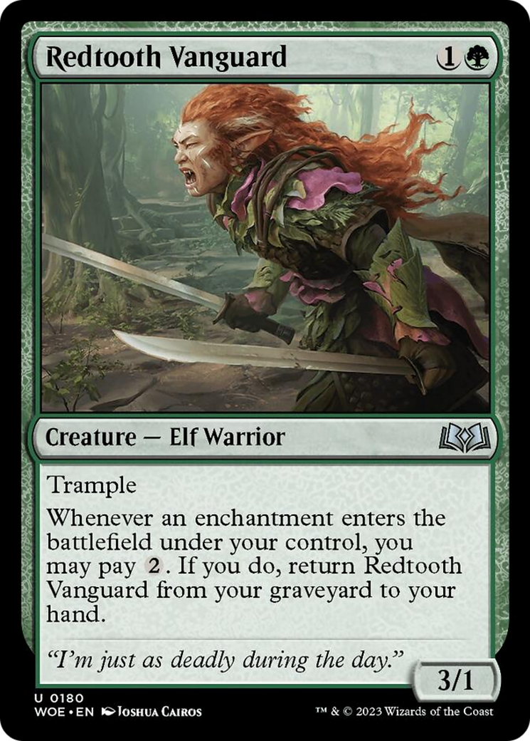 Redtooth Vanguard [Wilds of Eldraine] | The Time Vault CA