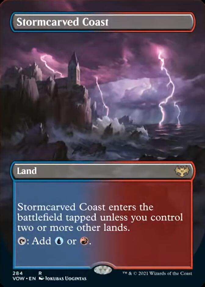 Stormcarved Coast (Borderless) [Innistrad: Crimson Vow] | The Time Vault CA