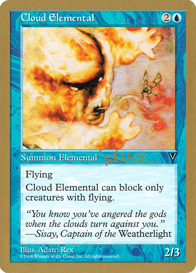 Cloud Elemental (Paul McCabe) [World Championship Decks 1997] | The Time Vault CA