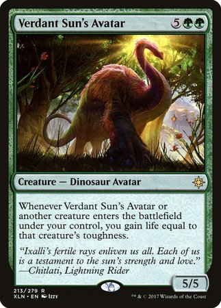 Verdant Sun's Avatar [Ixalan] | The Time Vault CA