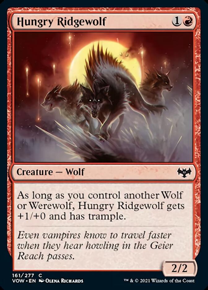 Hungry Ridgewolf [Innistrad: Crimson Vow] | The Time Vault CA