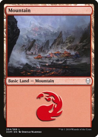 Mountain (264) [Dominaria] | The Time Vault CA