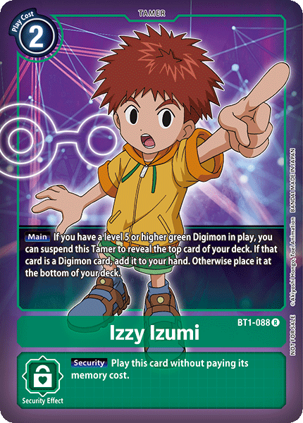 Izzy Izumi [BT1-088] (Buy-A-Box Promo) [Release Special Booster Ver.1.0 Promos] | The Time Vault CA