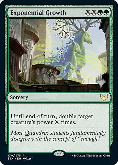 Exponential Growth (Promo Pack) [Strixhaven: School of Mages Promos] | The Time Vault CA