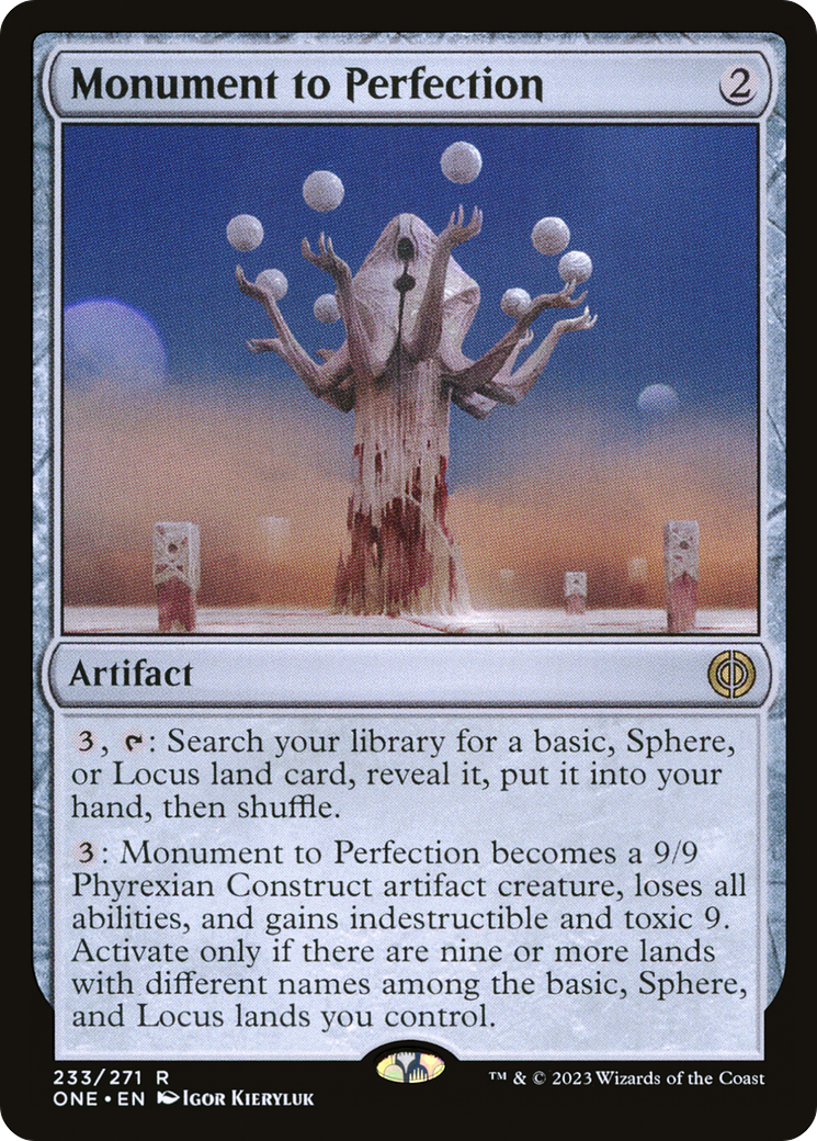 Monument to Perfection [Phyrexia: All Will Be One] | The Time Vault CA