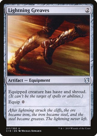 Lightning Greaves [Commander 2019] | The Time Vault CA