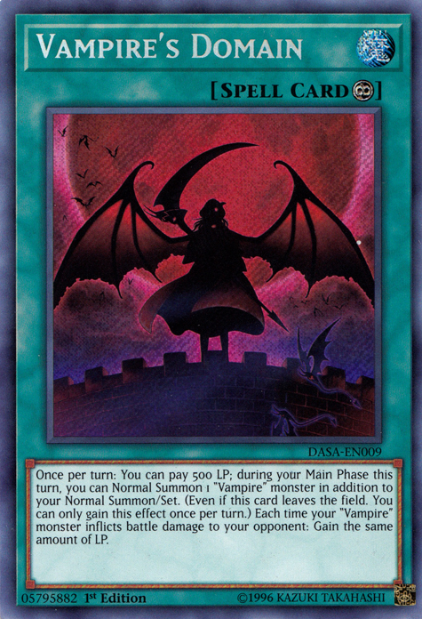 Vampire's Domain [DASA-EN009] Secret Rare | The Time Vault CA