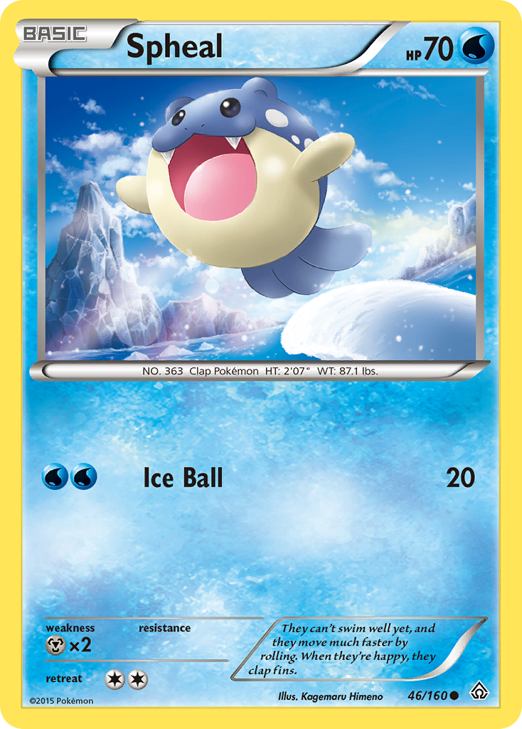 Spheal (46/160) [XY: Primal Clash] | The Time Vault CA