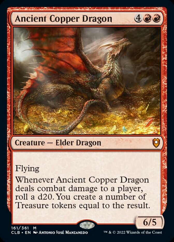 Ancient Copper Dragon [Commander Legends: Battle for Baldur's Gate] | The Time Vault CA