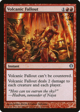 Volcanic Fallout [Archenemy] | The Time Vault CA