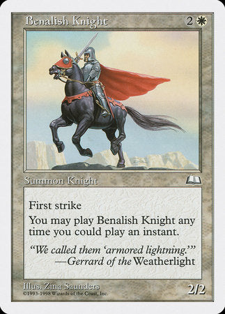Benalish Knight [Anthologies] | The Time Vault CA