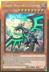 Chaos Dragon Levianeer (Alternate Art) [MAGO-EN017] Gold Rare | The Time Vault CA