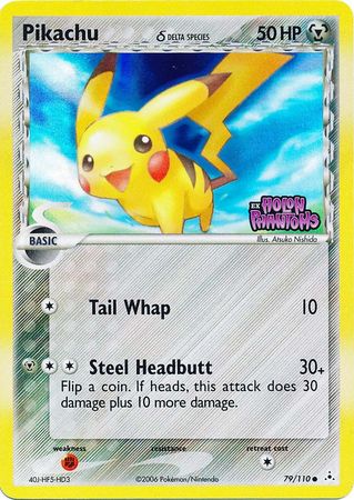 Pikachu (79/110) (Delta Species) (Stamped) [EX: Holon Phantoms] | The Time Vault CA