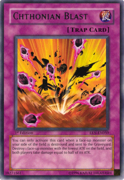 Chthonian Blast [EEN-EN050] Rare | The Time Vault CA