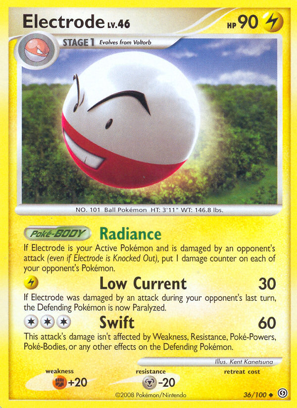 Electrode (36/100) [Diamond & Pearl: Stormfront] | The Time Vault CA