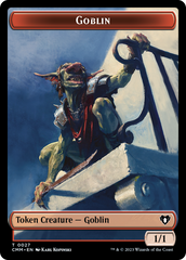 Saproling // Goblin Double-Sided Token [Commander Masters Tokens] | The Time Vault CA