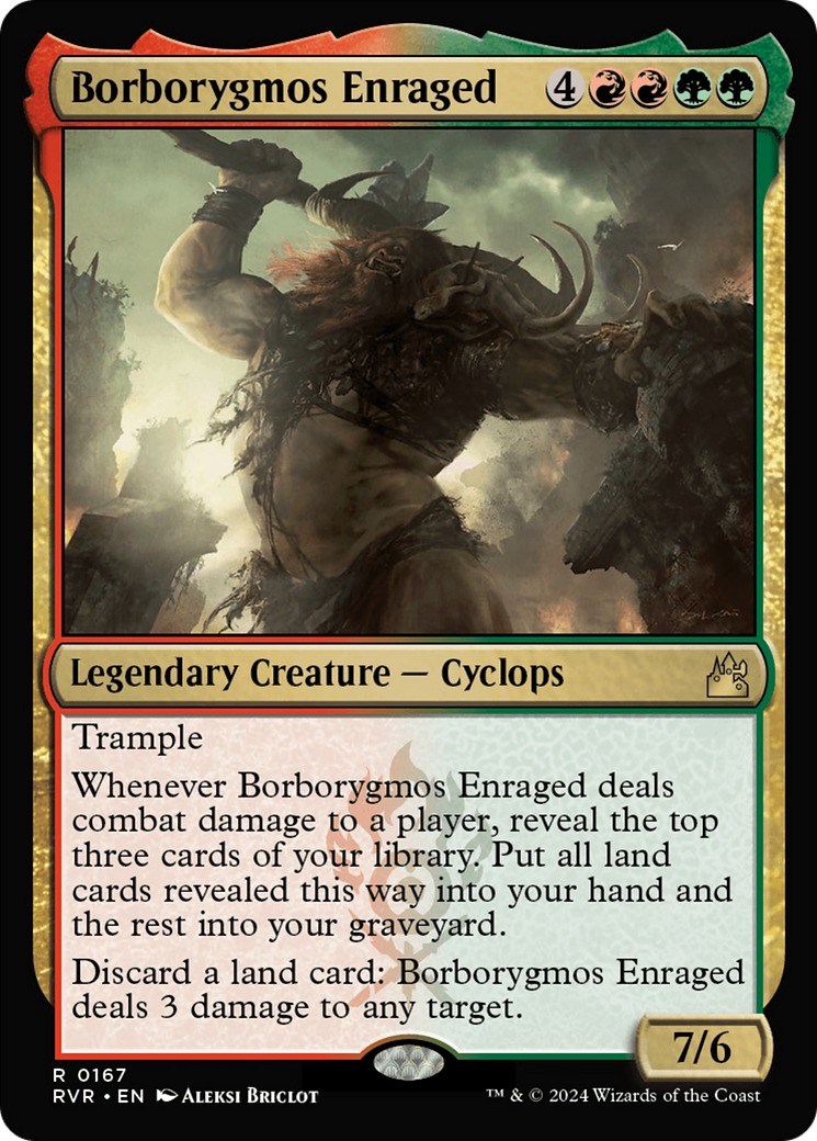 Borborygmos Enraged [Ravnica Remastered] | The Time Vault CA