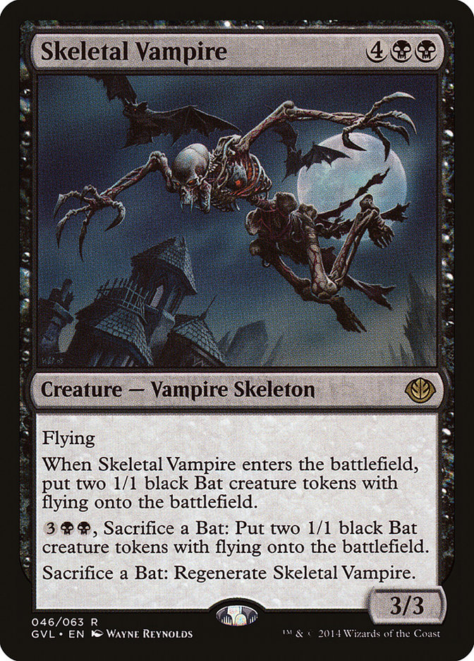 Skeletal Vampire (Garruk vs. Liliana) [Duel Decks Anthology] | The Time Vault CA