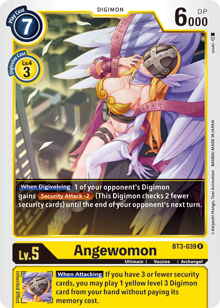 Angewomon [BT3-039] [Release Special Booster Ver.1.5] | The Time Vault CA