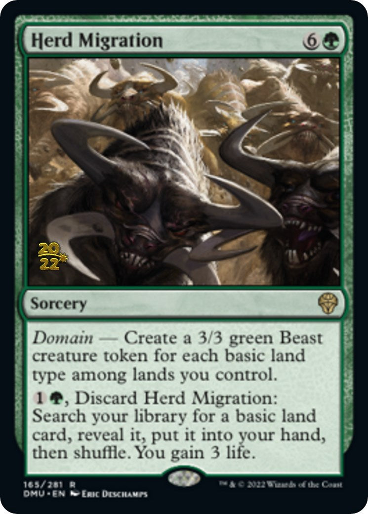 Herd Migration [Dominaria United Prerelease Promos] | The Time Vault CA