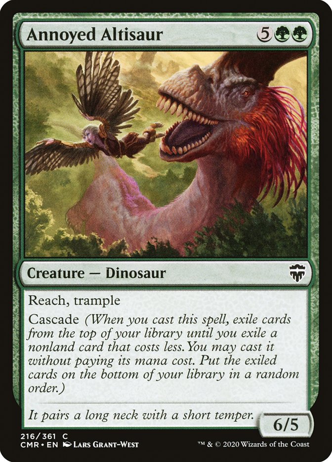 Annoyed Altisaur [Commander Legends] | The Time Vault CA