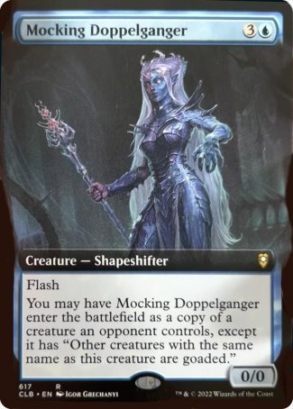 Mocking Doppelganger (Extended Art) [Commander Legends: Battle for Baldur's Gate] | The Time Vault CA