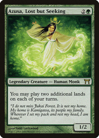 Azusa, Lost but Seeking [Champions of Kamigawa] | The Time Vault CA