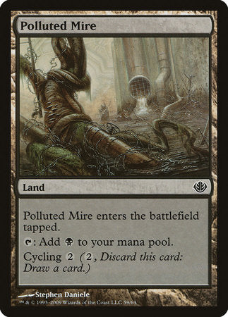 Polluted Mire [Duel Decks: Garruk vs. Liliana] | The Time Vault CA