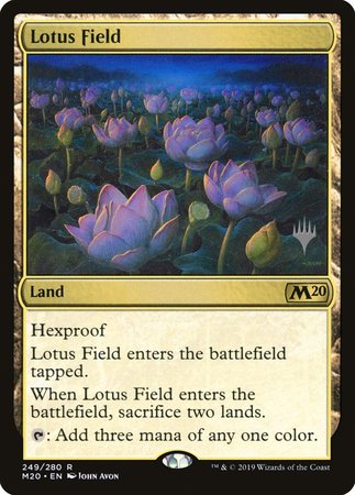 Lotus Field [Core Set 2020 Promos] | The Time Vault CA