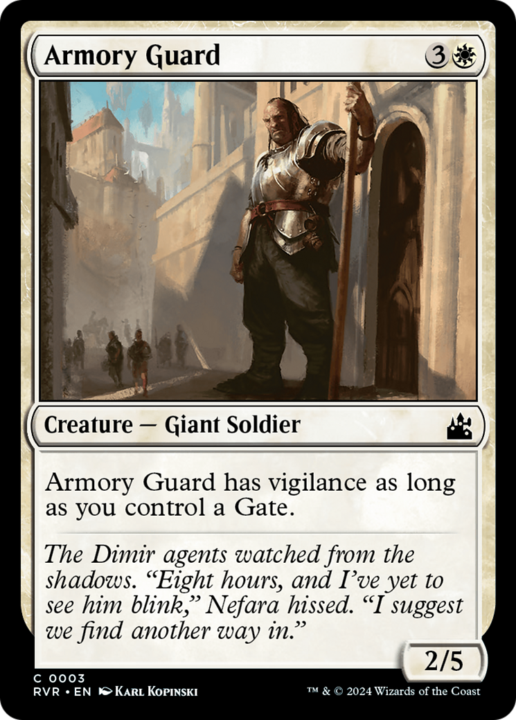 Armory Guard [Ravnica Remastered] | The Time Vault CA
