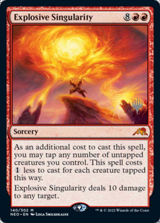 Explosive Singularity (Promo Pack) [Kamigawa: Neon Dynasty Promos] | The Time Vault CA