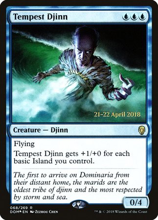 Tempest Djinn [Dominaria Promos] | The Time Vault CA