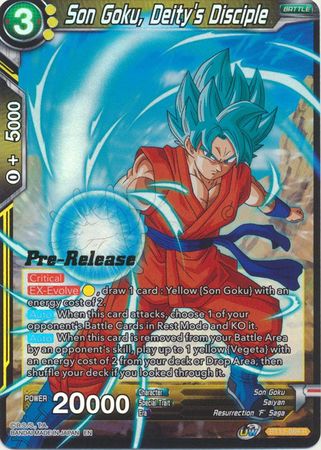 Son Goku, Deity's Disciple (BT12-089) [Vicious Rejuvenation Prerelease Promos] | The Time Vault CA