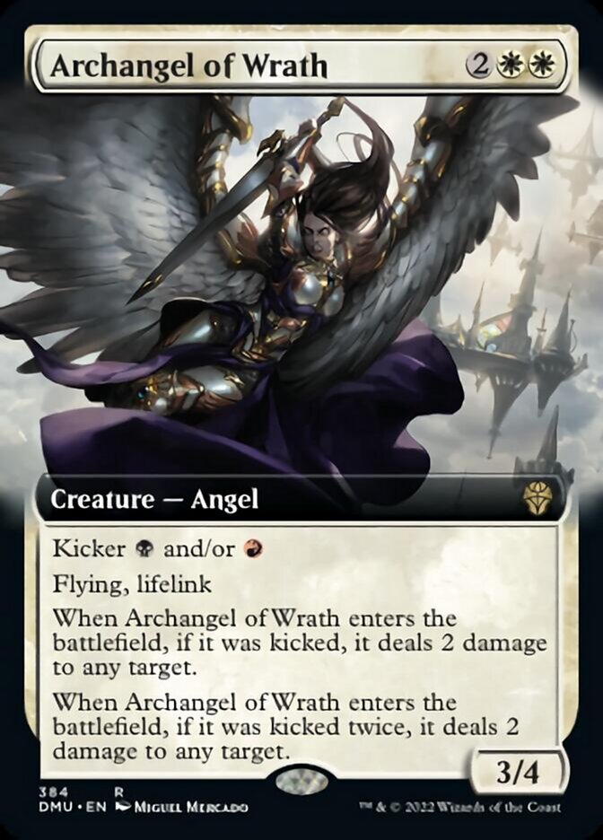 Archangel of Wrath (Extended Art) [Dominaria United] | The Time Vault CA