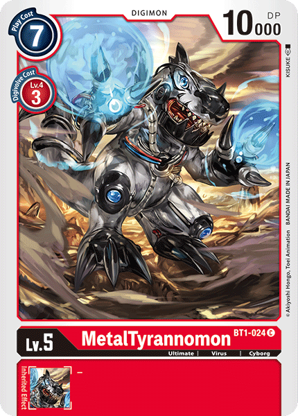 MetalTyrannomon [BT1-024] [Release Special Booster Ver.1.0] | The Time Vault CA