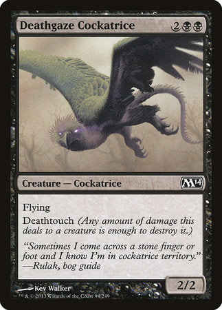 Deathgaze Cockatrice [Magic 2014] | The Time Vault CA