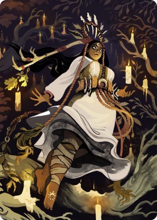 Candlegrove Witch 2 Art Card [Innistrad: Midnight Hunt Art Series] | The Time Vault CA